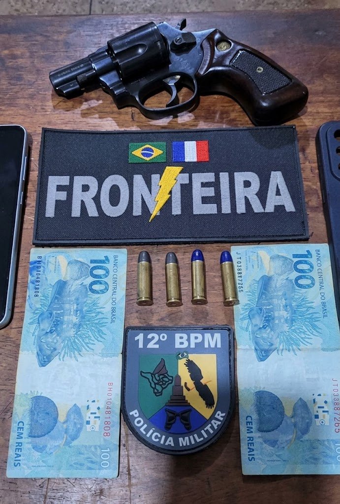 PM apreende arma de fogo em Oiapoque  após denúncia anônima